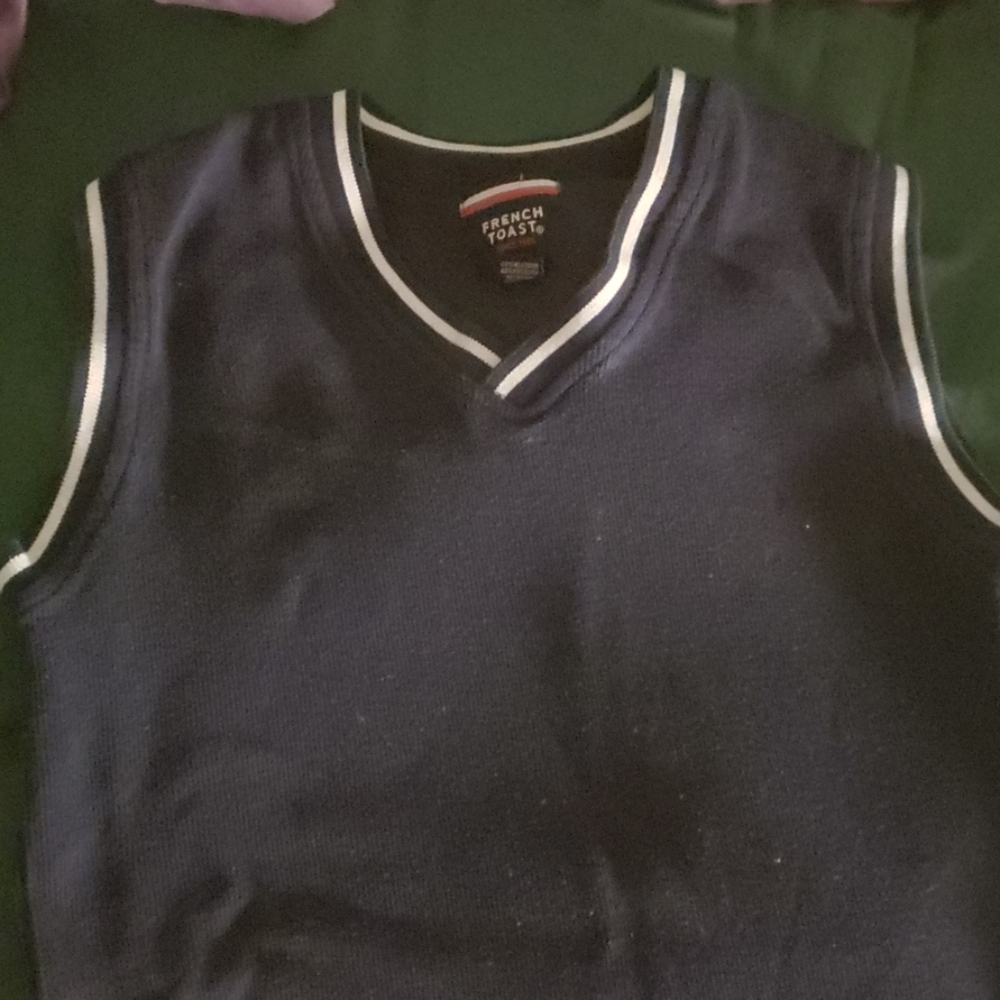 Navy blue vest